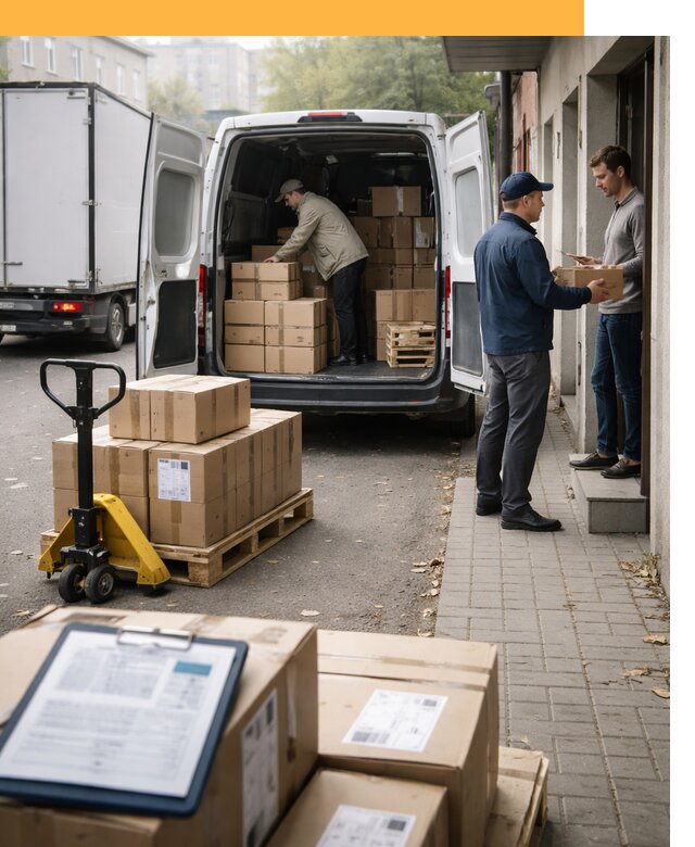 Доставка грузов от двери до двери с таможней от 48555 руб.