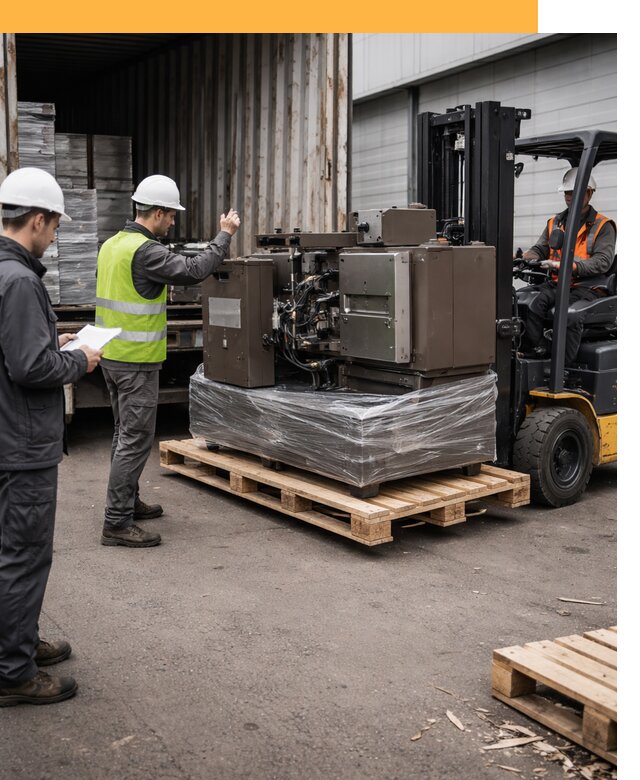 Доставка промышленного оборудования из Европы от 48555