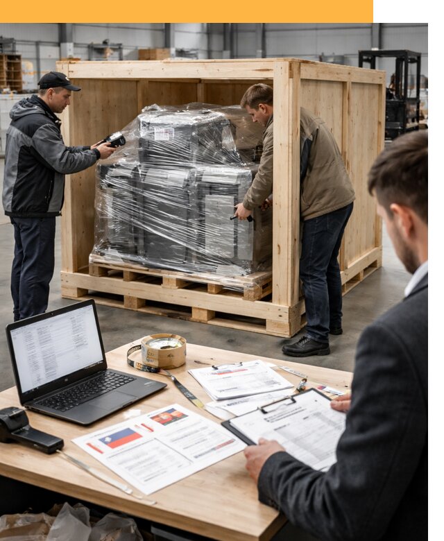 Доставка промышленного оборудования из США от 70135 руб