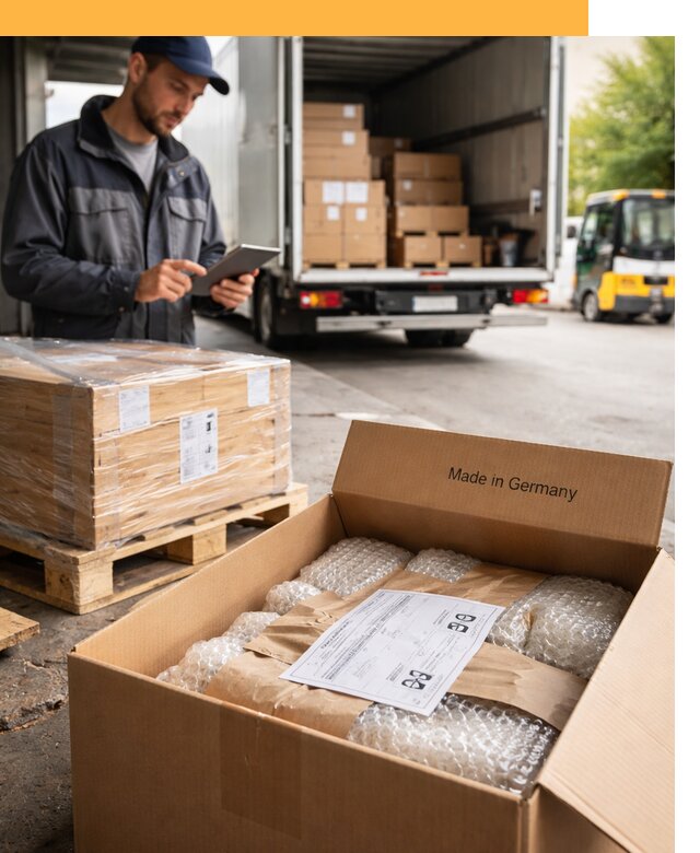 Доставка грузов из Германии от 48555 руб с таможенным оформлением