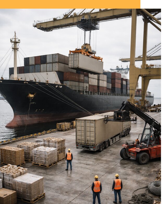 Морские перевозки из Индии: доставка FCL/LCL, таможня от 129480