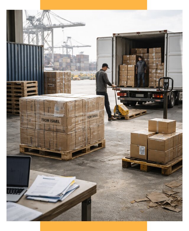 Доставка грузов из Израиля от 16185 р., логистика от СетСервис-Тлн