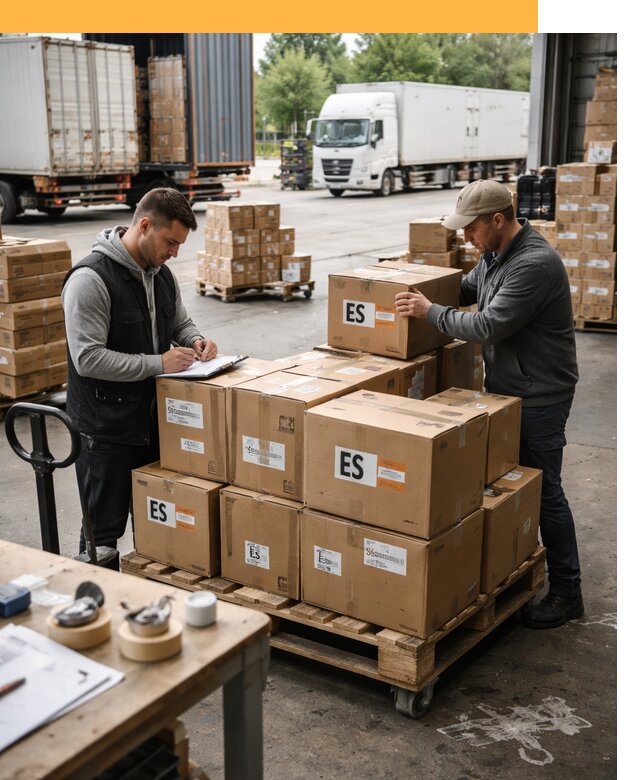 Доставка грузов в Испанию автотранспортом от 37765 руб