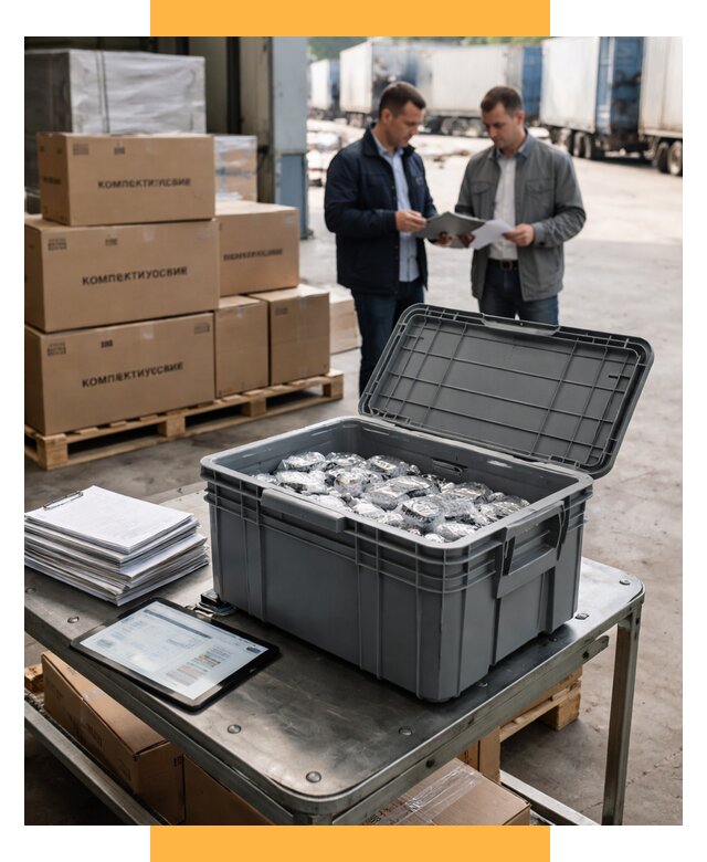 Перевозка комплектующих из Китая от 7014 р. | СетСервис-Тлн