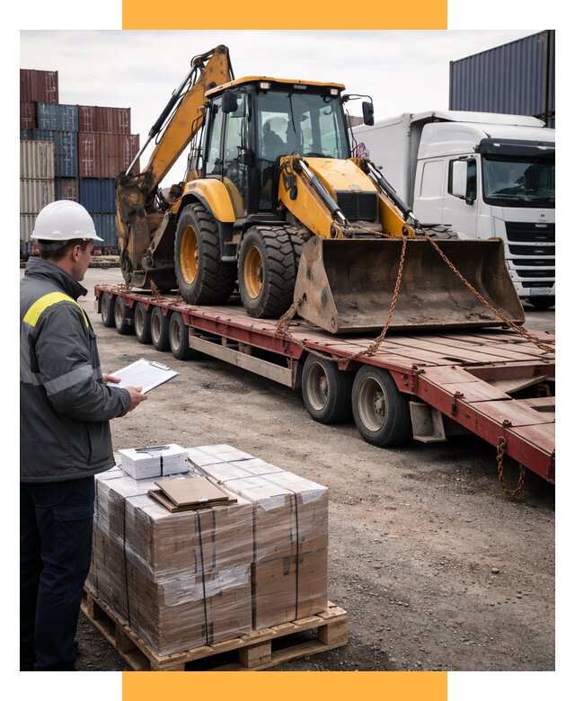 Международная перевозка спецтехники от 48555 р., СетСервис-Тлн