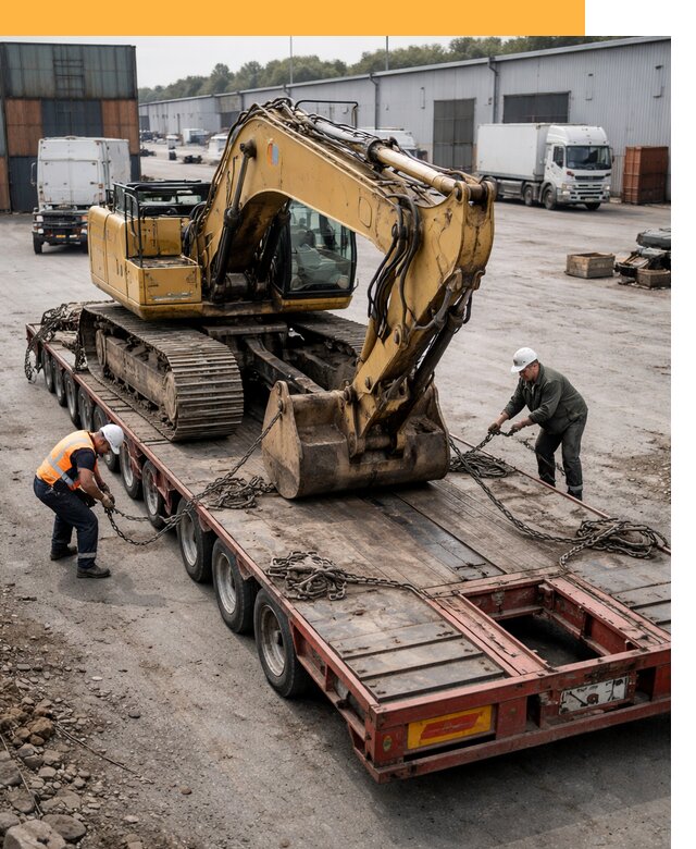 Перевозка спецтехники по России и миру от 48555 руб