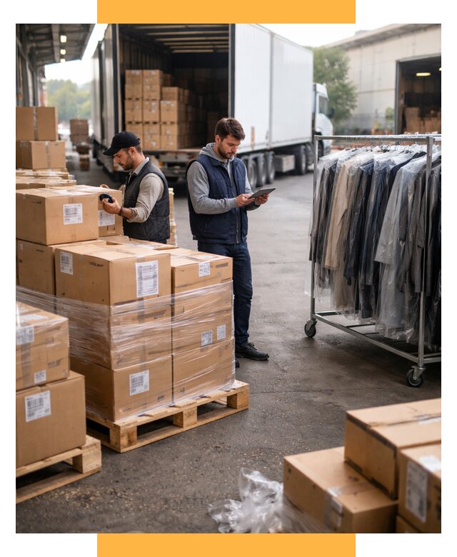 Перевозка и доставка одежды из Китая от 8093 р., СетСервис-Тлн