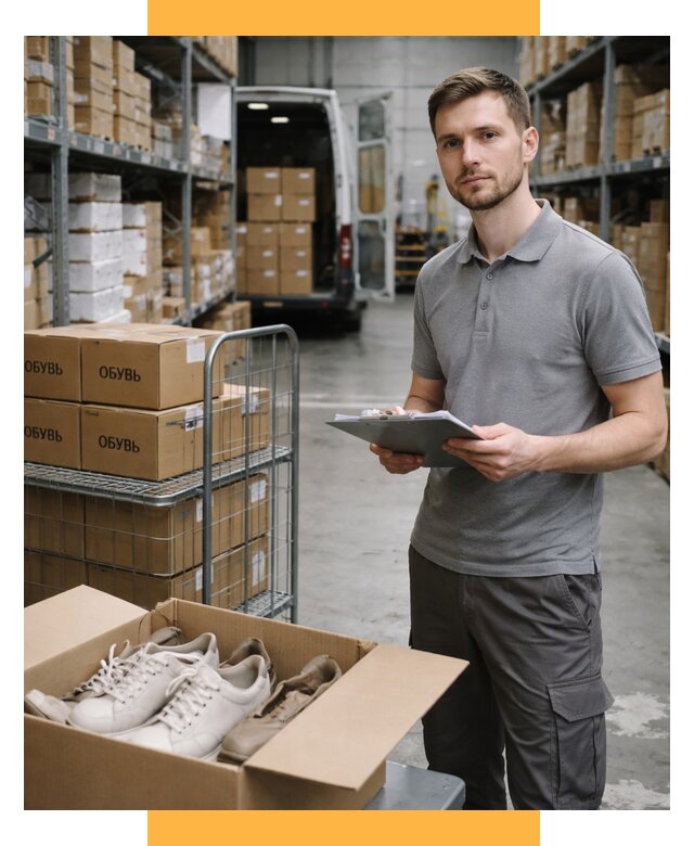 Доставка обуви из Китая и Турции от 4856 р. СетСервис-Тлн