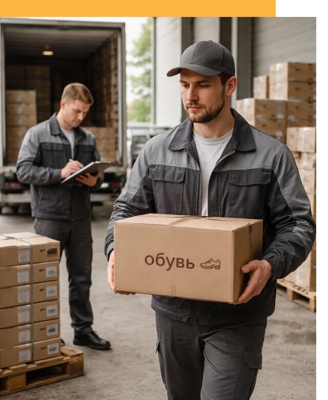 Международная перевозка обуви с таможенным оформлением от 4856