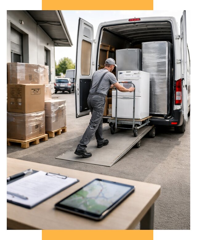 Перевозка бытовой техники от 7014 р. - логистика СетСервис-Тлн