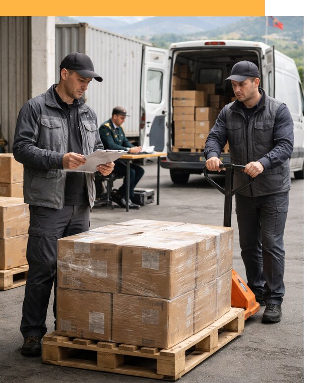 Доставка грузов через Армению, быстрая таможенная очистка от 26975