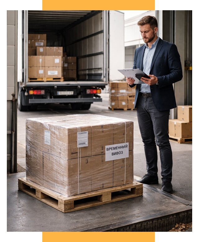 Временный вывоз товаров под ключ от 8632 р. | СетСервис-Тлн