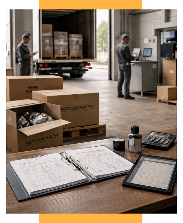Таможенное оформление автозапчастей под ключ от 9172 р., СетСервис-Тлн