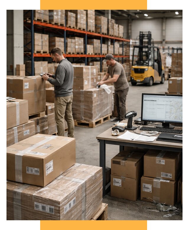 Склад консолидации в Европе от 7014 р., услуги СетСервис-Тлн