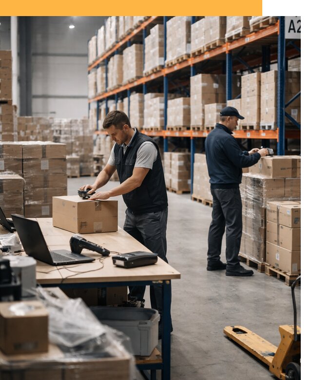 Склад консолидации в Европе: хранение, сортировка от 7014